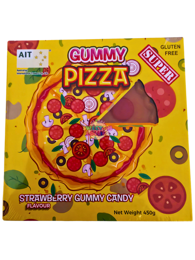 AIT Super Gummy Pizza Strawberry 450g