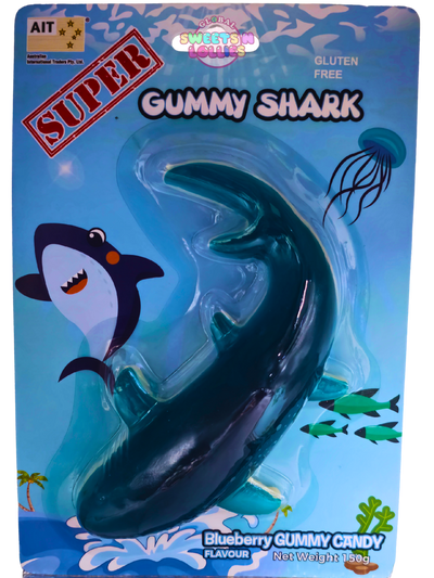 AIT Super Gummy Shark Blueberry 150g