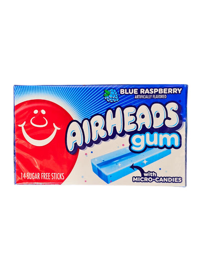 Airheads Blue Raspberry Gum 14pk