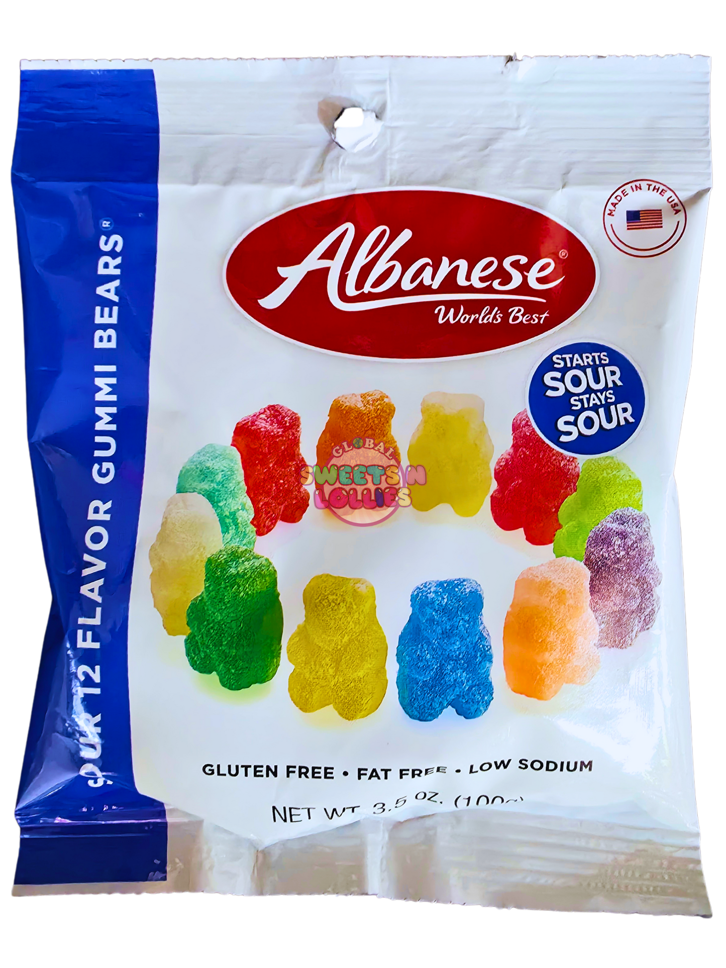 Albanese Sour Assorted Gummi Bears 100g