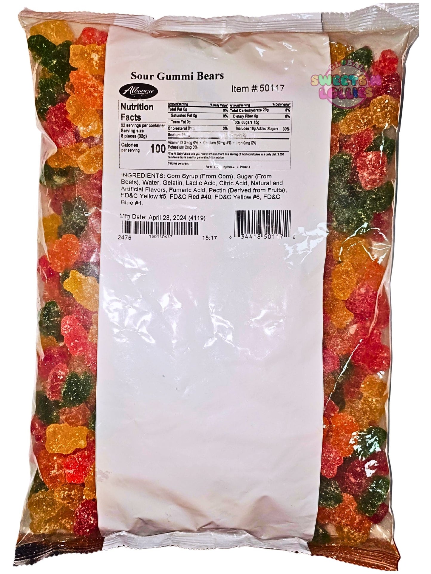 Albanese Sour Gummi Bears 2.26 Kg