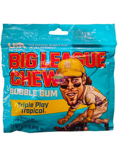 Big League Chew Triple Play Tropical 60g