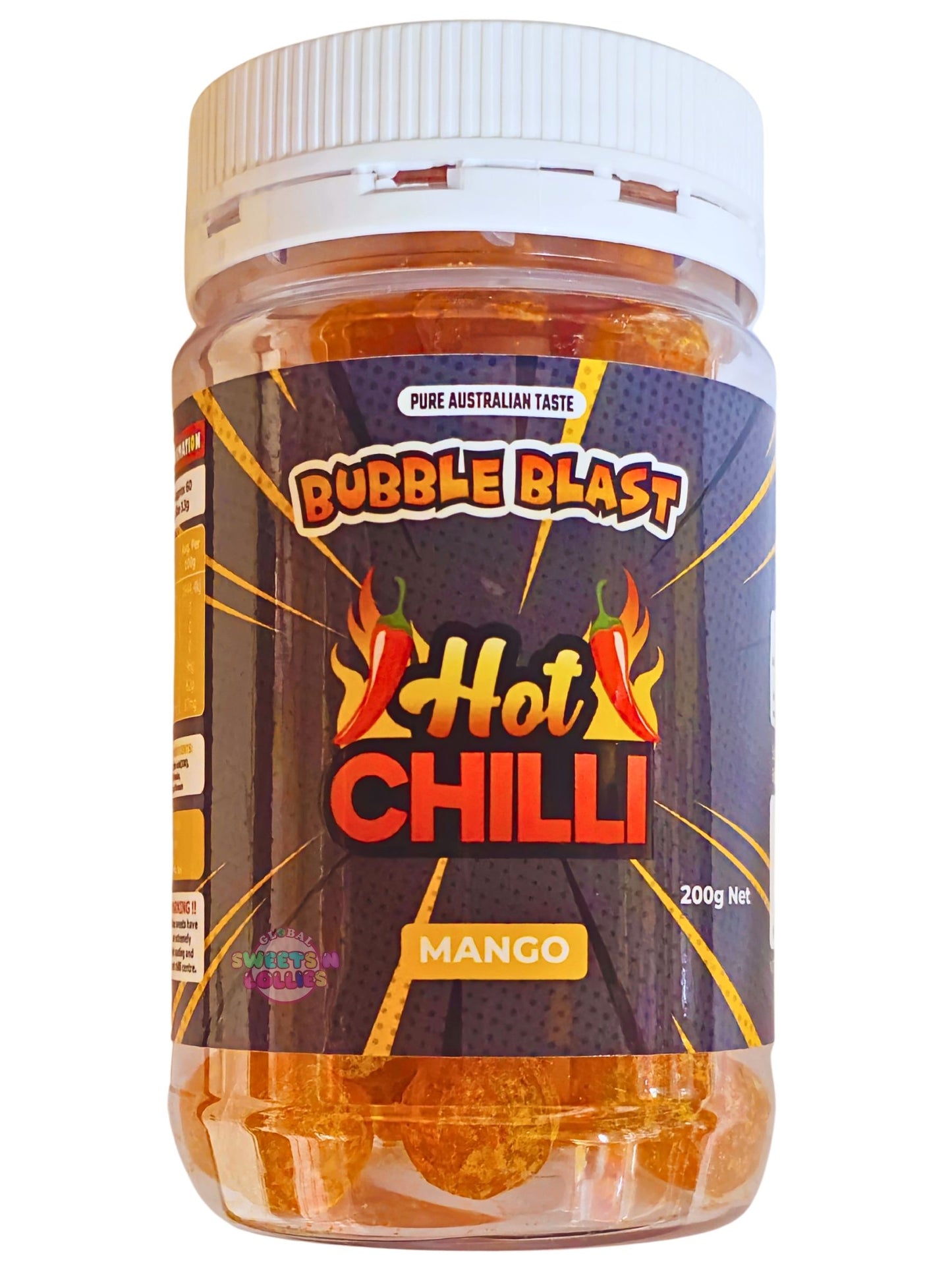 Bubble Blast Hot Chilli Mango 200g