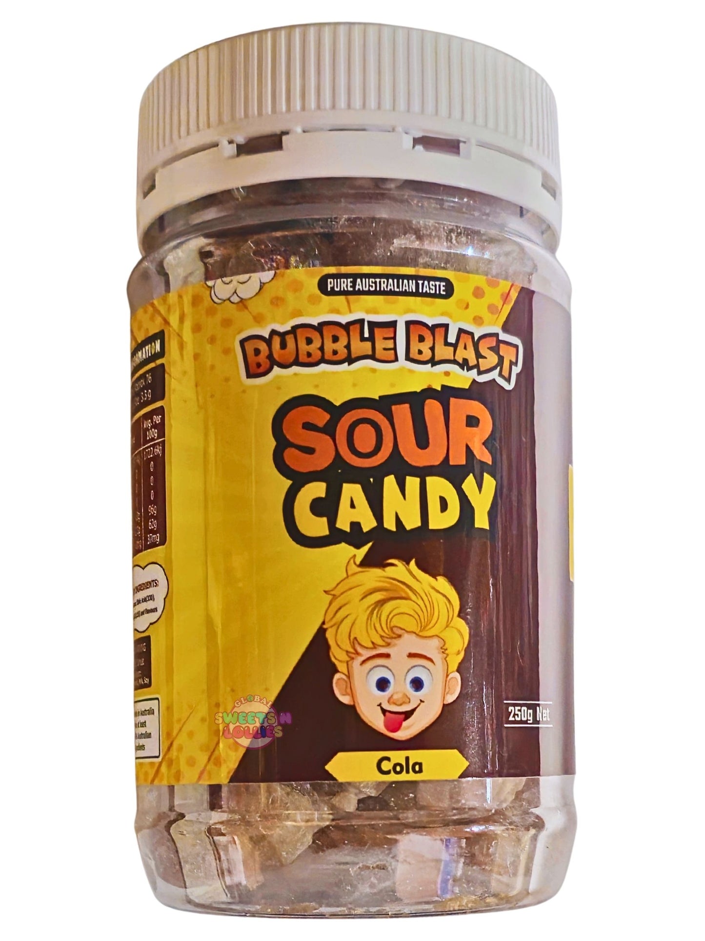 Bubble Blast Sour Candy Cola 250g