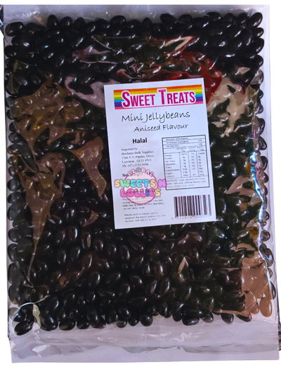Sweet Treats Mini Jellybeans Aniseed 1kg