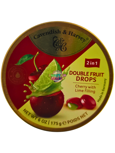 Cavendish & Harvey Double Fruit Drops Cherry/Lime | 175g