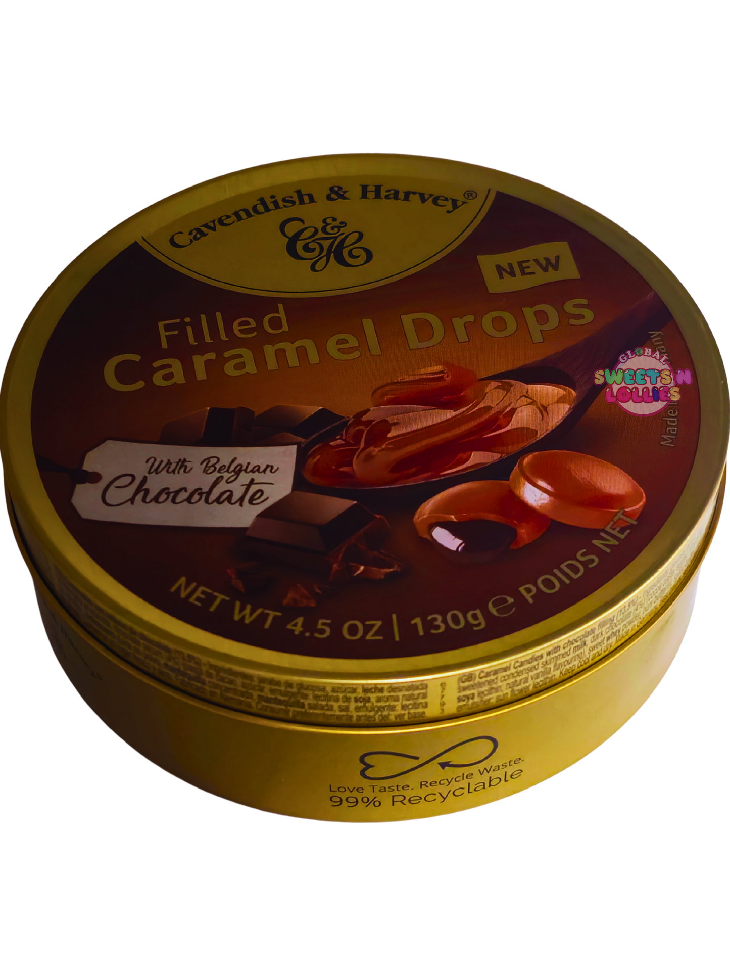 Cavendish & Harvey Filled Caramel Drops 130g