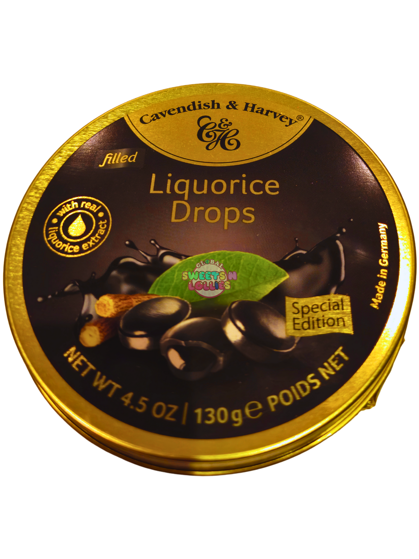 Cavendish & Harvey Liquorice Drops 130g