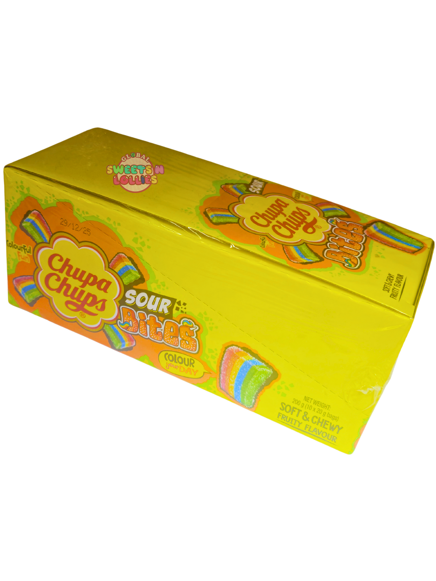 Chupa Chups Bites Sour Bags 200g 10pc