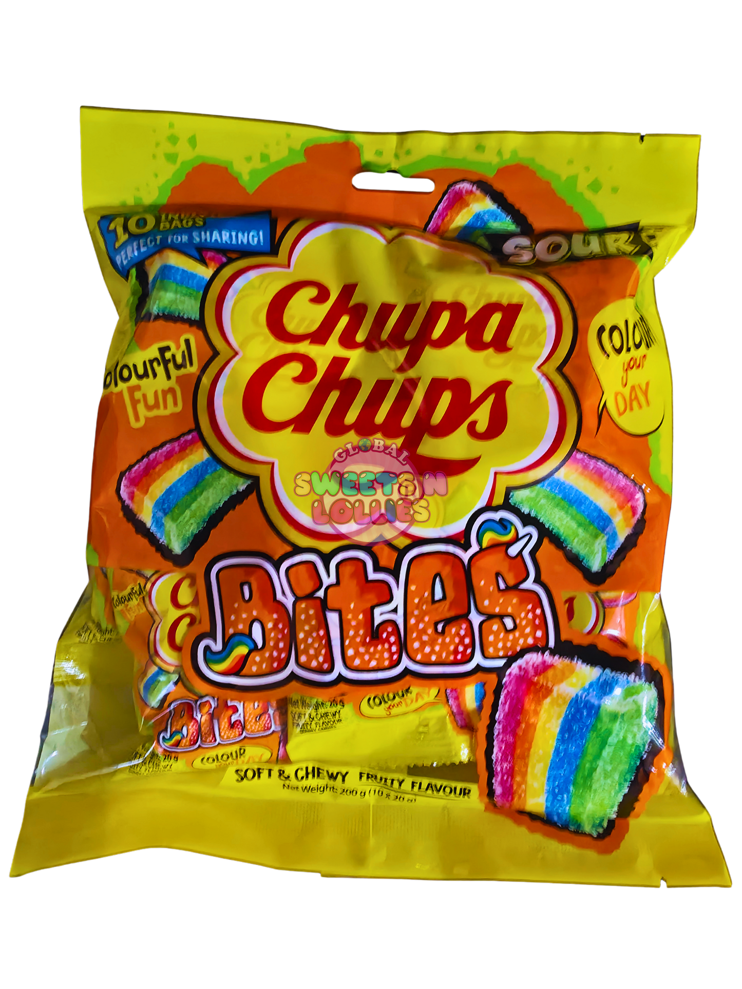 Chupa Chups Bites Sour 200g 10pc