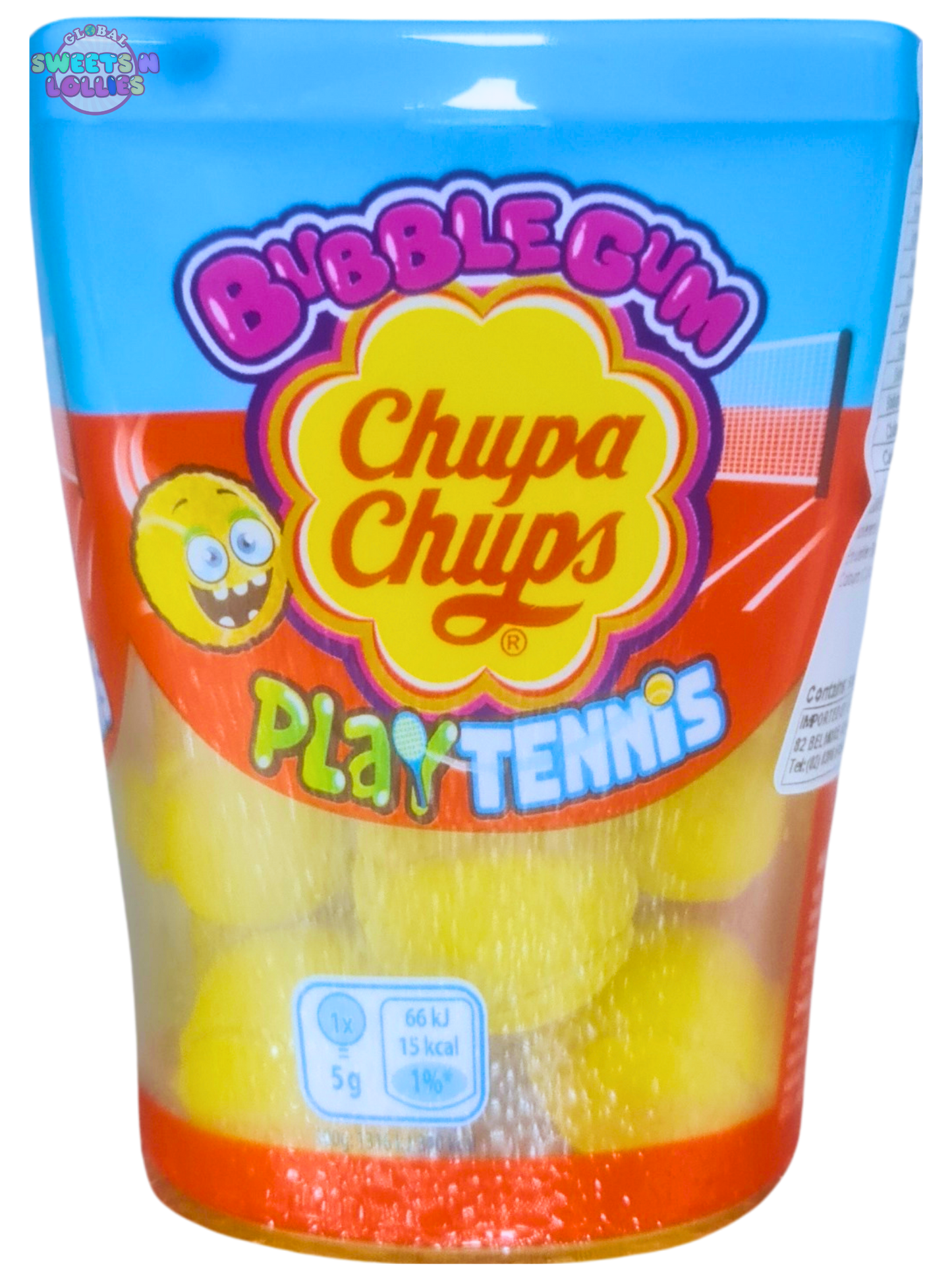 Chupa Chups Play Tennis Bubblegum 90g