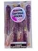 Crystal Rock Candy Grape Sticks are a vibrant purple, grape-flavored version of the classic sugar crystal lollipop. Individually wrapped.