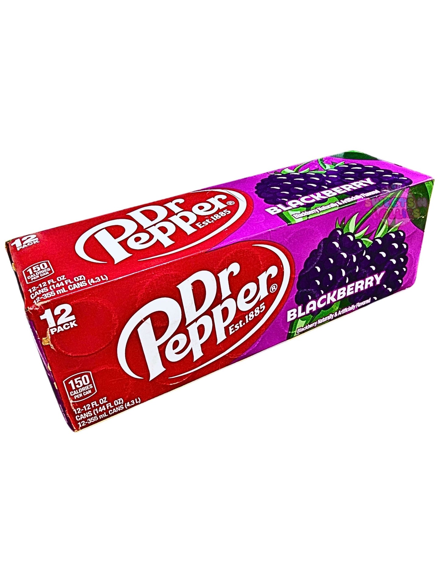 Dr Pepper Blackberry 355mL x 12 Case
