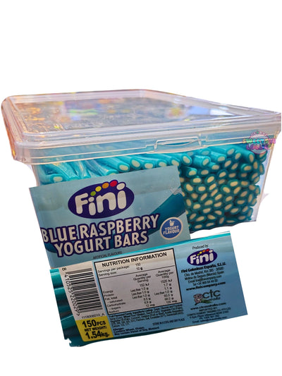 Fini Blue Raspberry Yoghurt Bars 1.54 kg 150 pcs