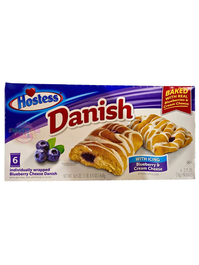 Hostess Blueberry Cheese Danish 468gm p Pack