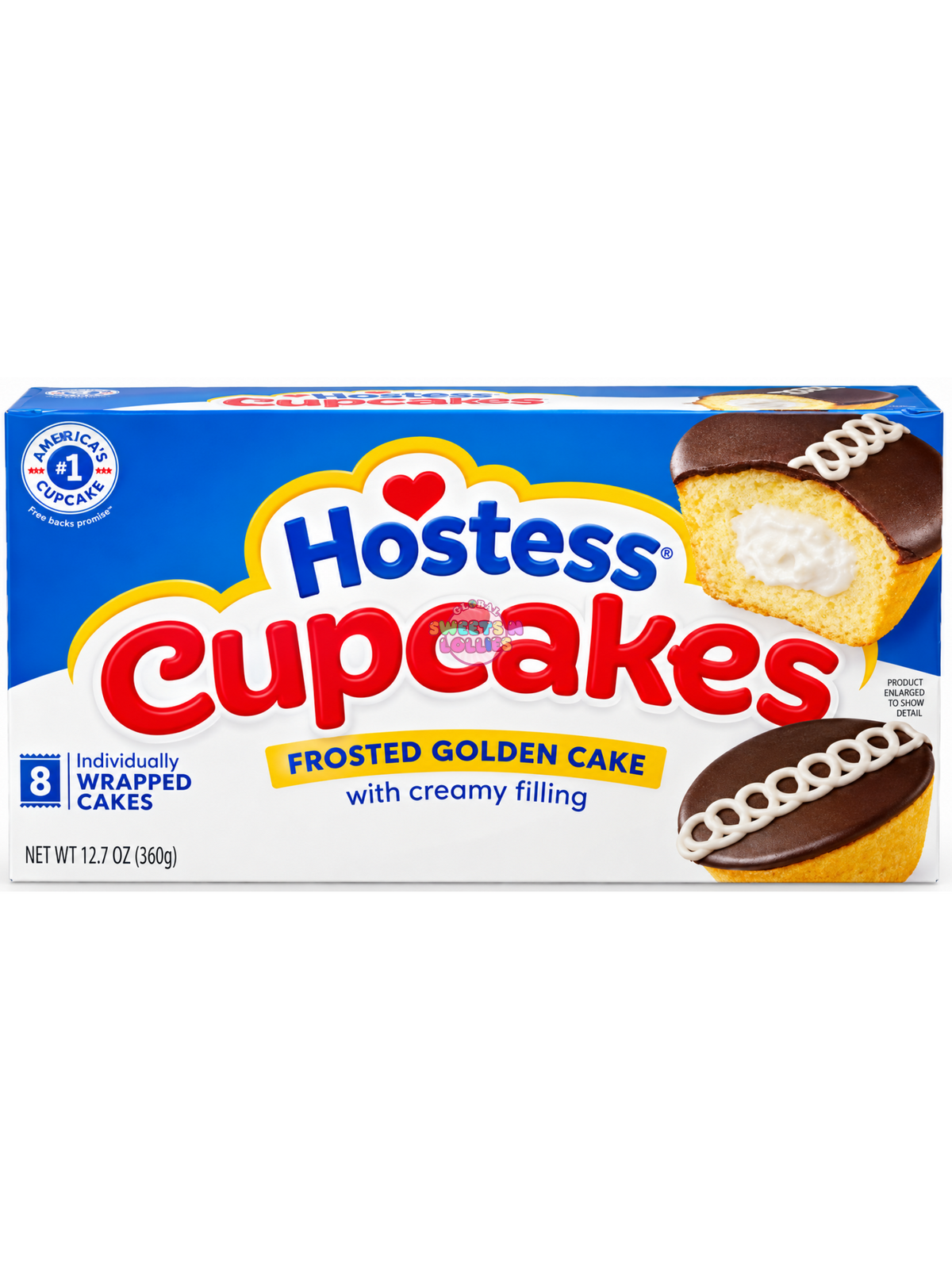Hostess Cupcakes Frosted Golden Cake | 45gx8 360g