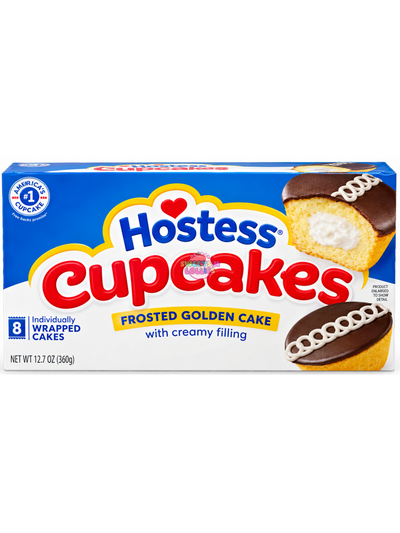 Hostess Cupcakes Frosted Golden Cake | 45gx8 360g