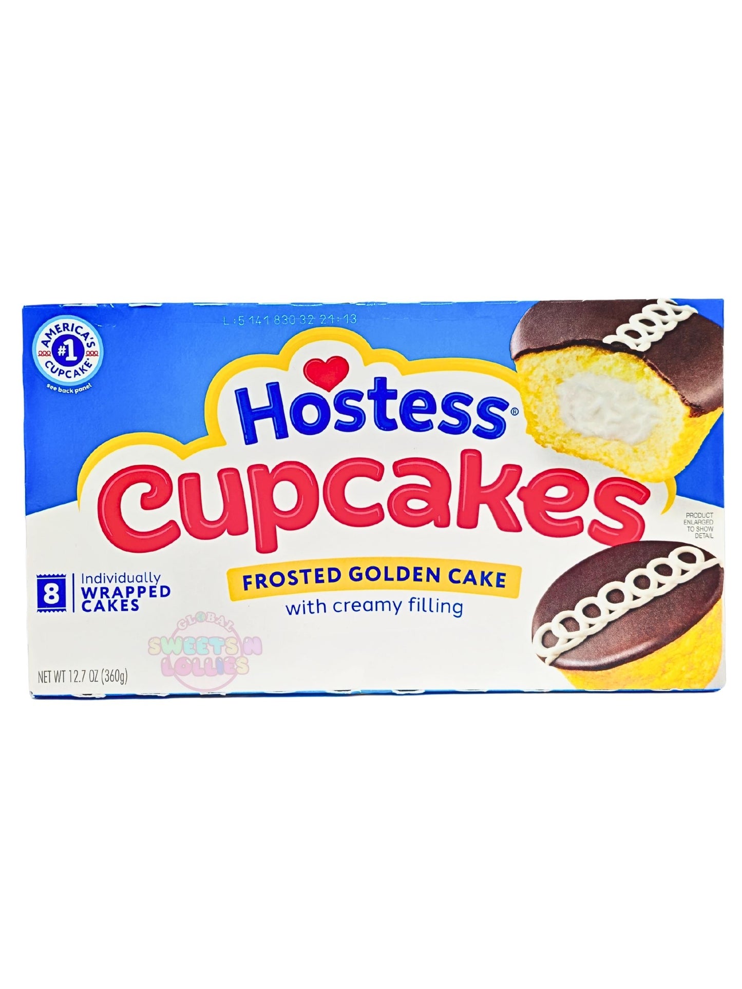 Hostess Golden Cup Cakes 8 pack 260g