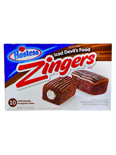 !Hostess Chocolate Zingers 10 pack 360g