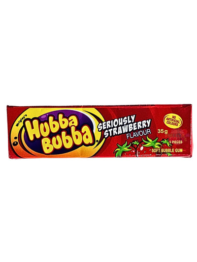 Hubba Bubba Seriously Strawberry Gum 35gm