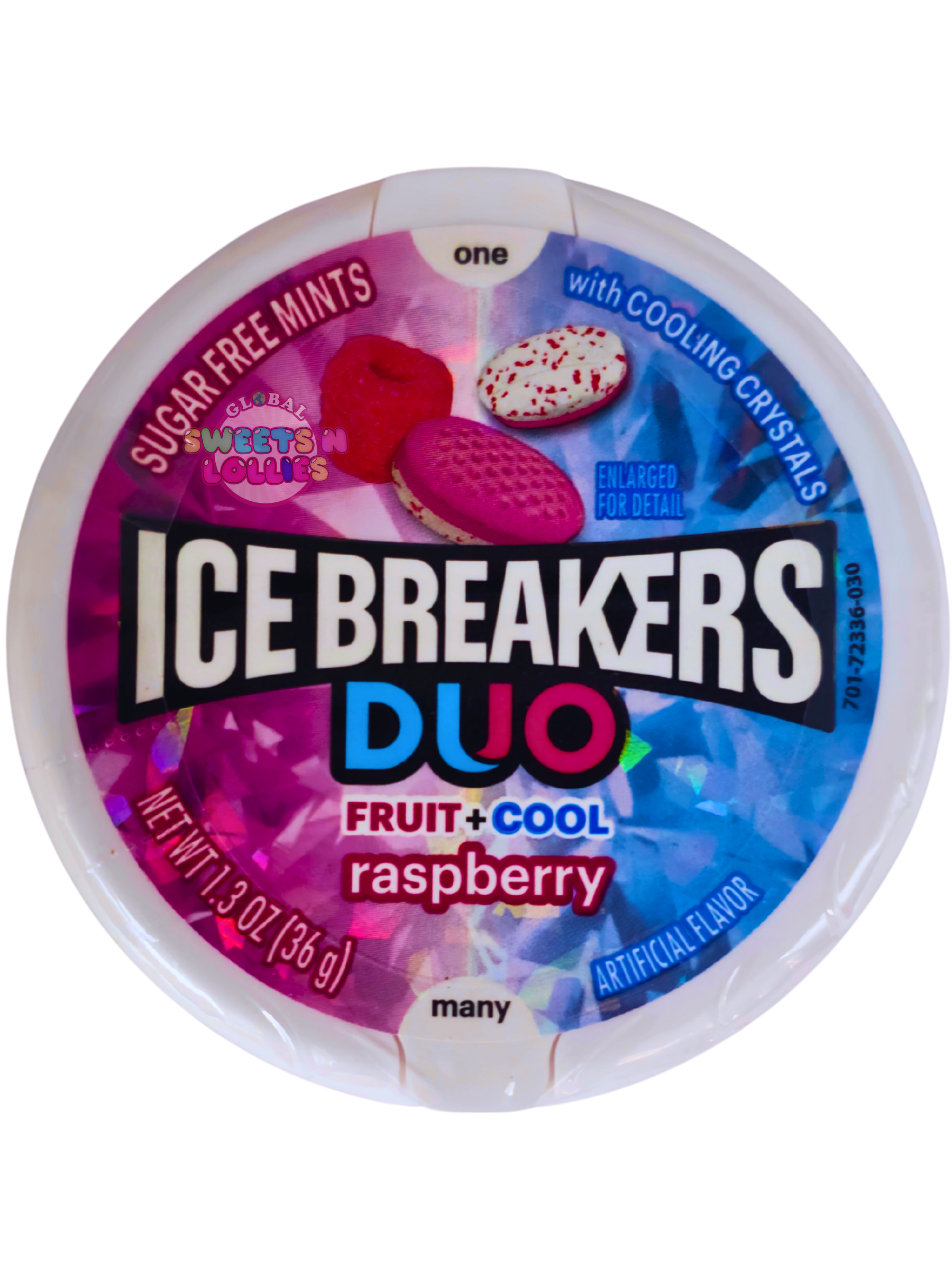Ice Breakers Duo Raspberry 36g – Global Sweets & Lollies