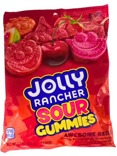 Jolly Rancher Gummies Sour Awesome Reds 184gm