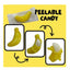 Juicy Jelly Peeled Gummy Banana 1 Kg