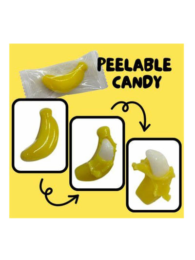 Juicy Jelly Peeled Gummy Banana 1 Kg