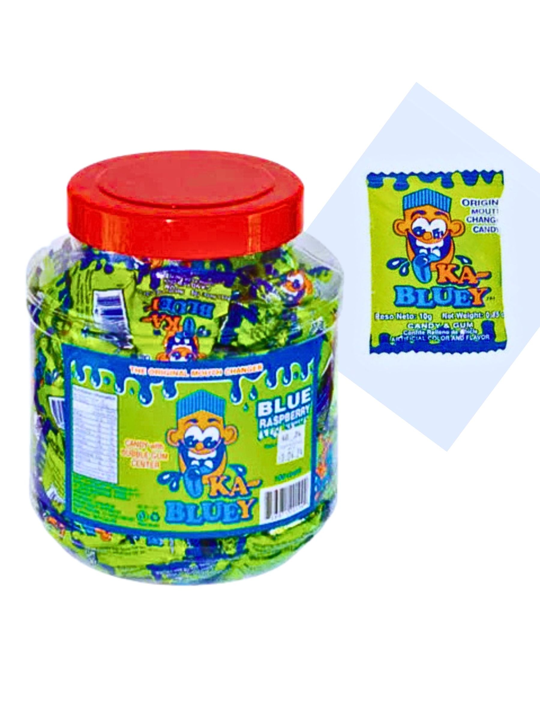 Ka-Bluey Original Blue Raspberry Candy 1 Kg 100pcs – Global Sweets ...