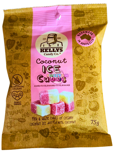 Kellys Coconut Ice Cubes 75g