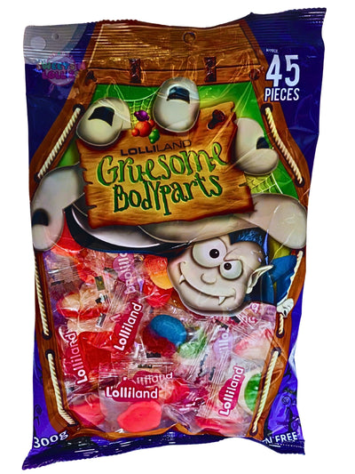 Lolliland Gummy Gruesome Bodyparts 300g 45pc