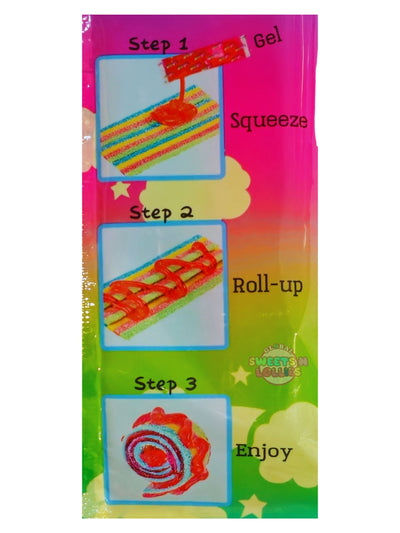 Juicy Jelly Liquid Straps Sour Strawberry 160g