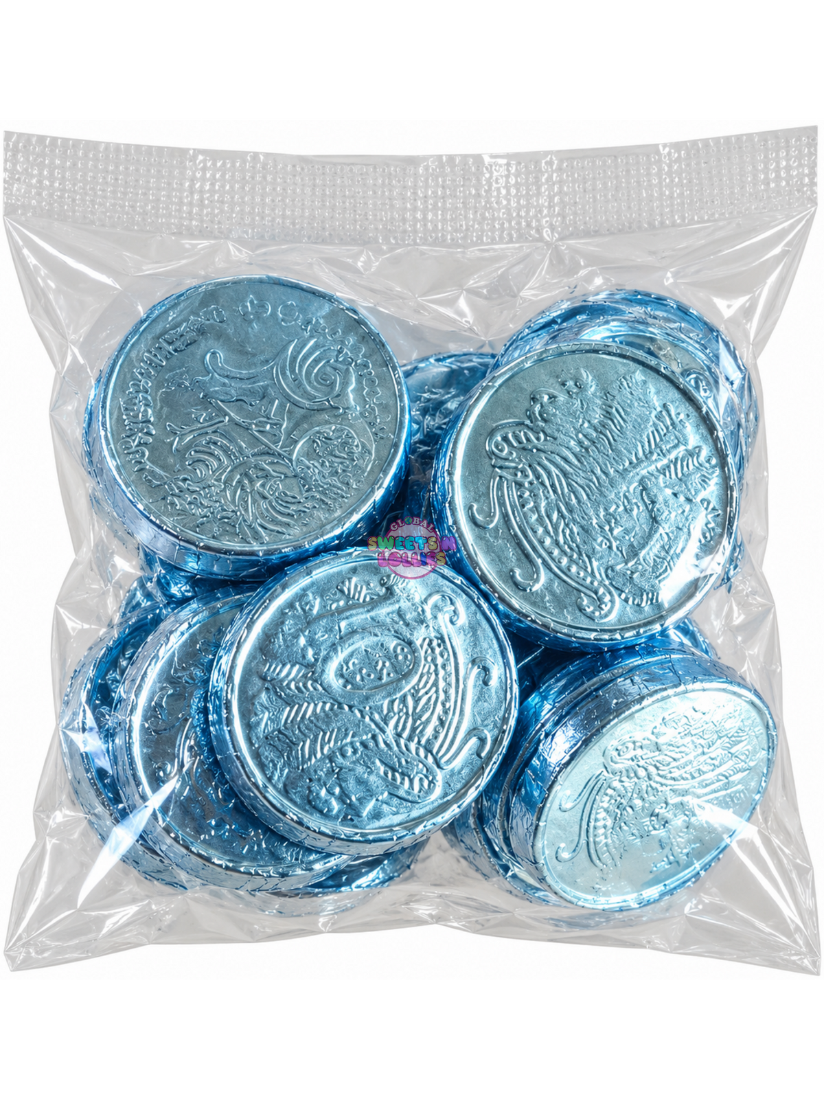 Lolliland Milk Chocolate Blue Coins | 170g