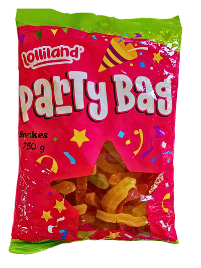 Lolliland Party Bag Snakes 750g