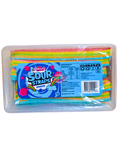 Lolliland Sour Straps Rainbow 1kg