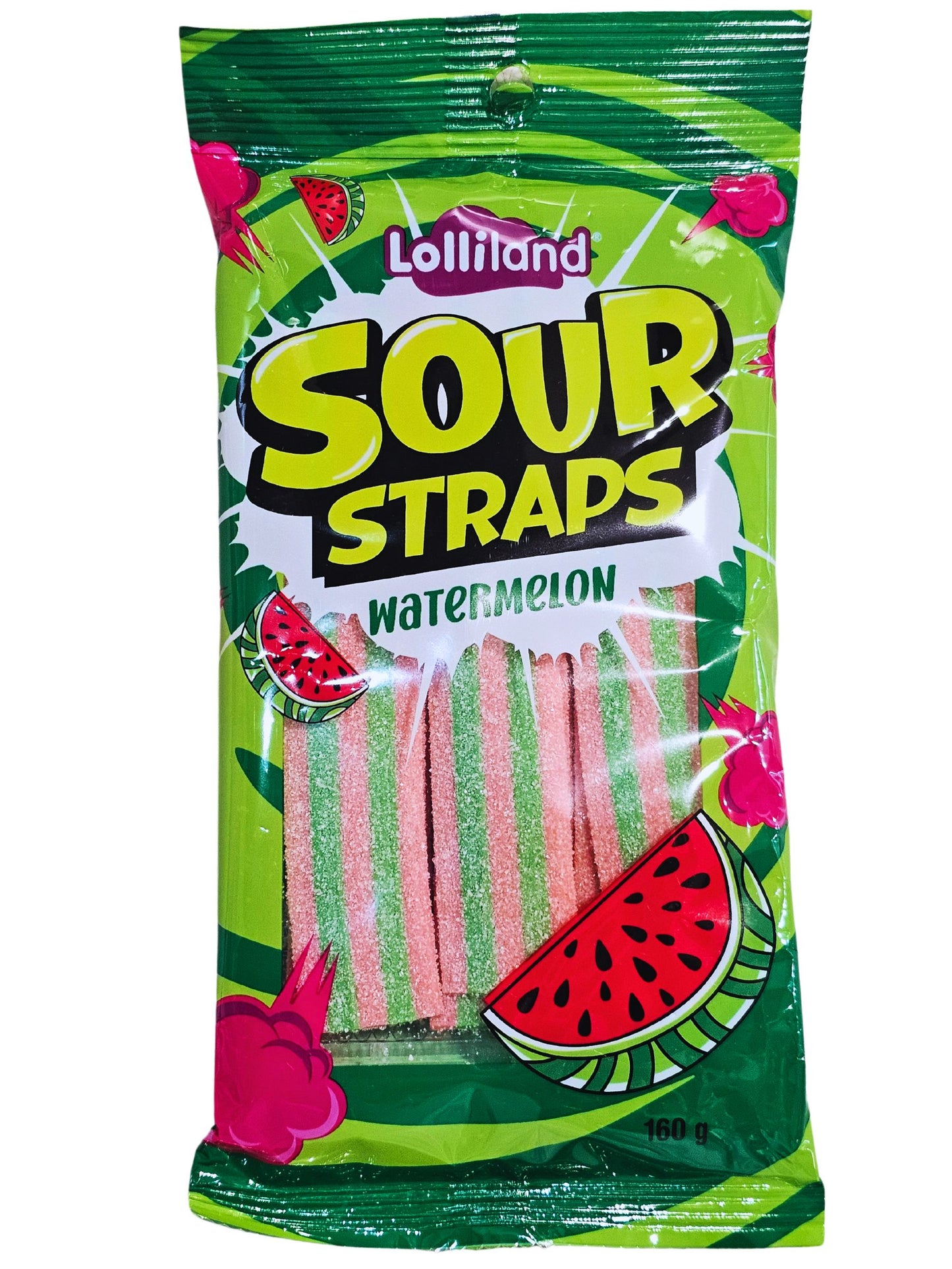 Lolliland Sour Straps Watermelon 160g