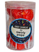 Swirly Pops Red Cherry288g 24pk