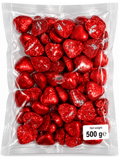 Lolliland Milk Chocolate Red Hearts | 7gx72 500g
