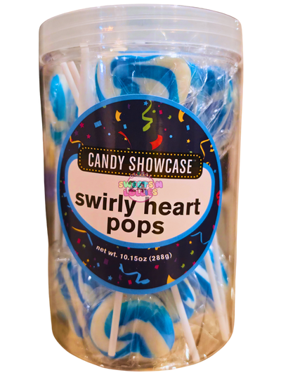 Lolliland Swirly Heart Pops Blueberry Raspberry 24x12g 288g