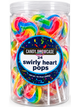 Lolliland Swirly Heart Pops Rainbow | 12gx24 288g