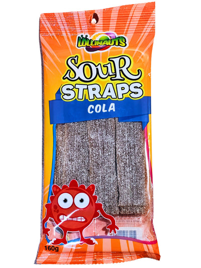 Lollinauts Sour Straps Cola 160g
