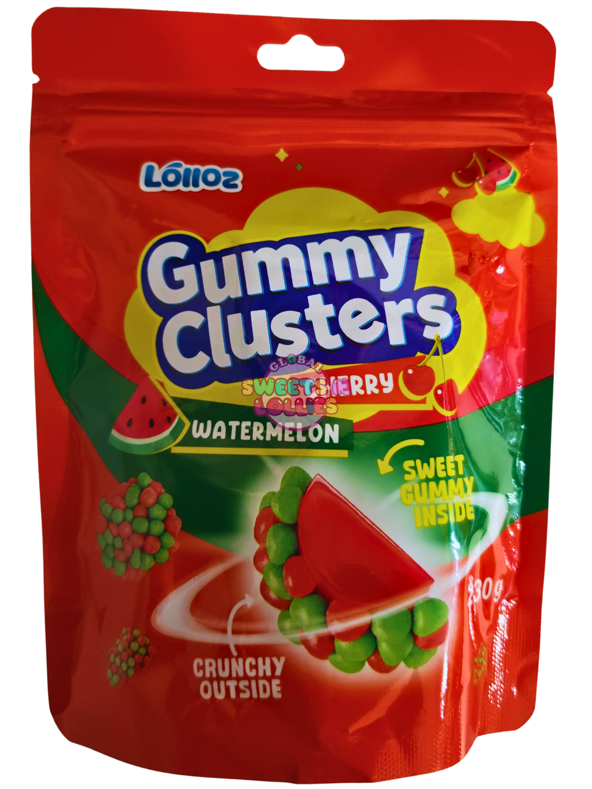 Lolloz Gummy Clusters Cherry Watermelon | 230g