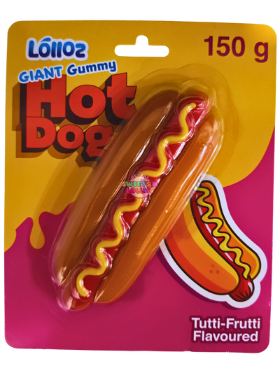 Lolloz Giant Gummy Hot Dog Tutti-Frutti | 150g