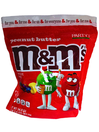 M&M Peanut Butter Chocolate Candies 963.9Gm