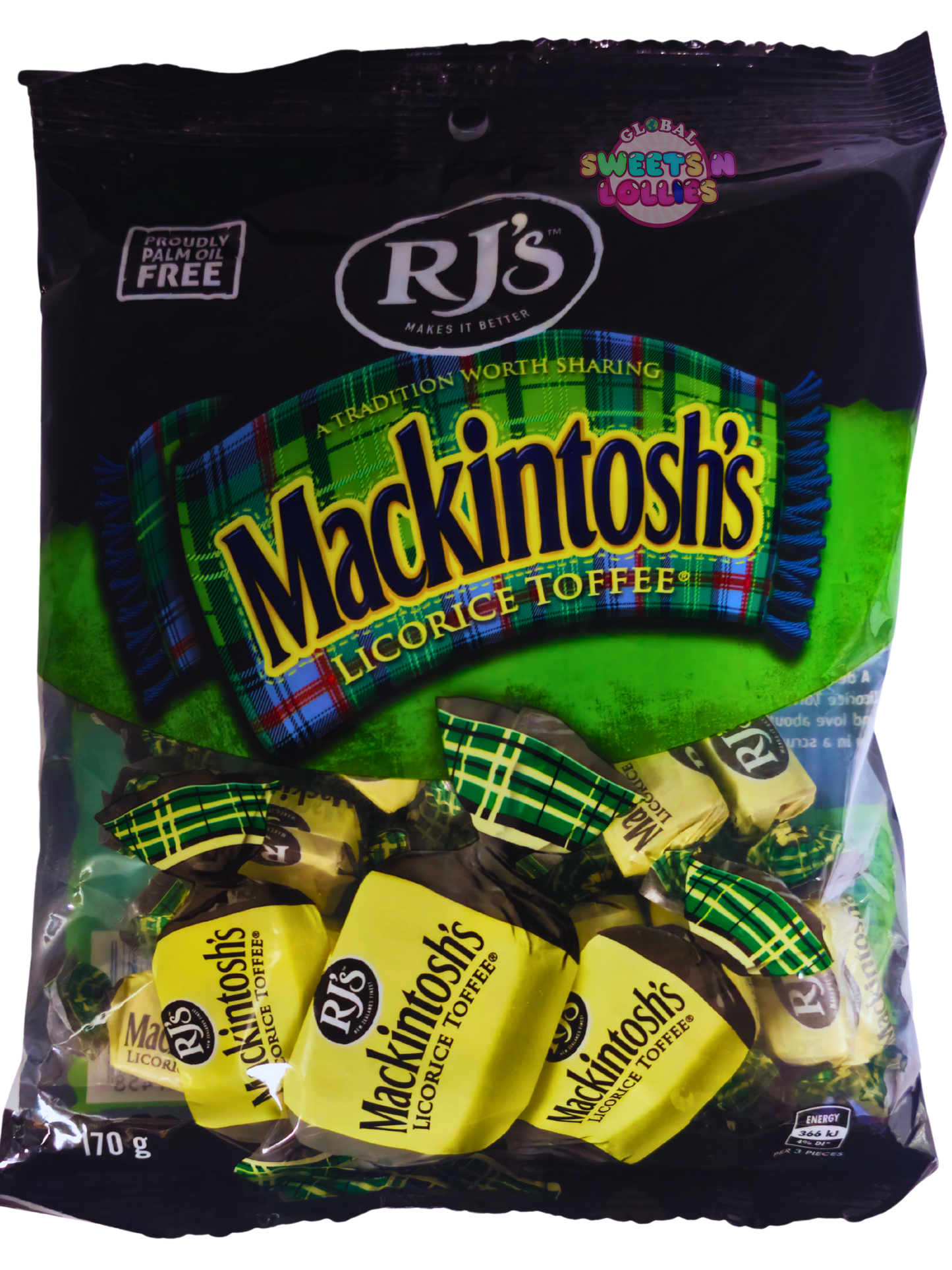 Mackintosh's Licorice Toffee 170g