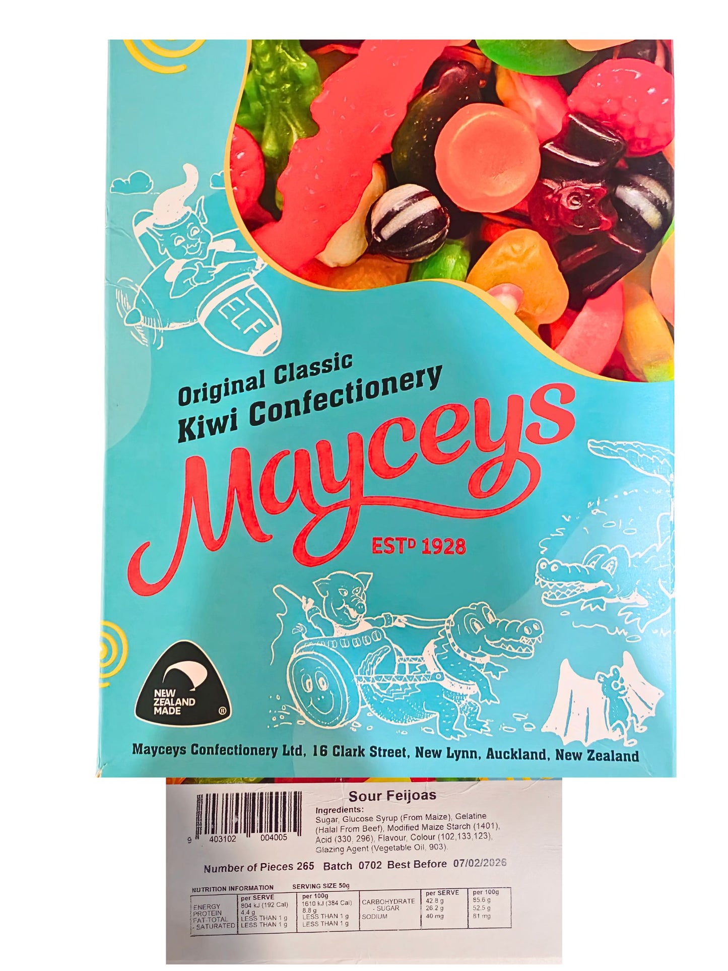 Mayceys Sour Feijos 265 pcs