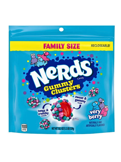 Nerds Gummy Clusters Very Berry 524g
