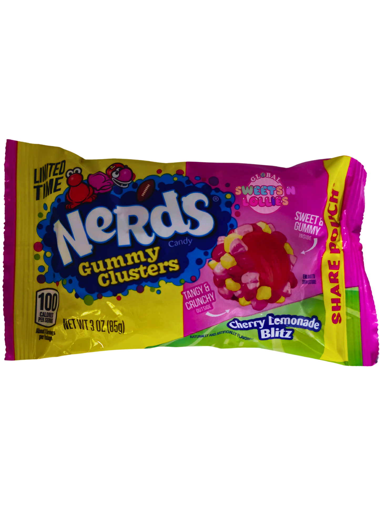 Nerds Gummy Clusters Cherry Lemonade Blitz 85g