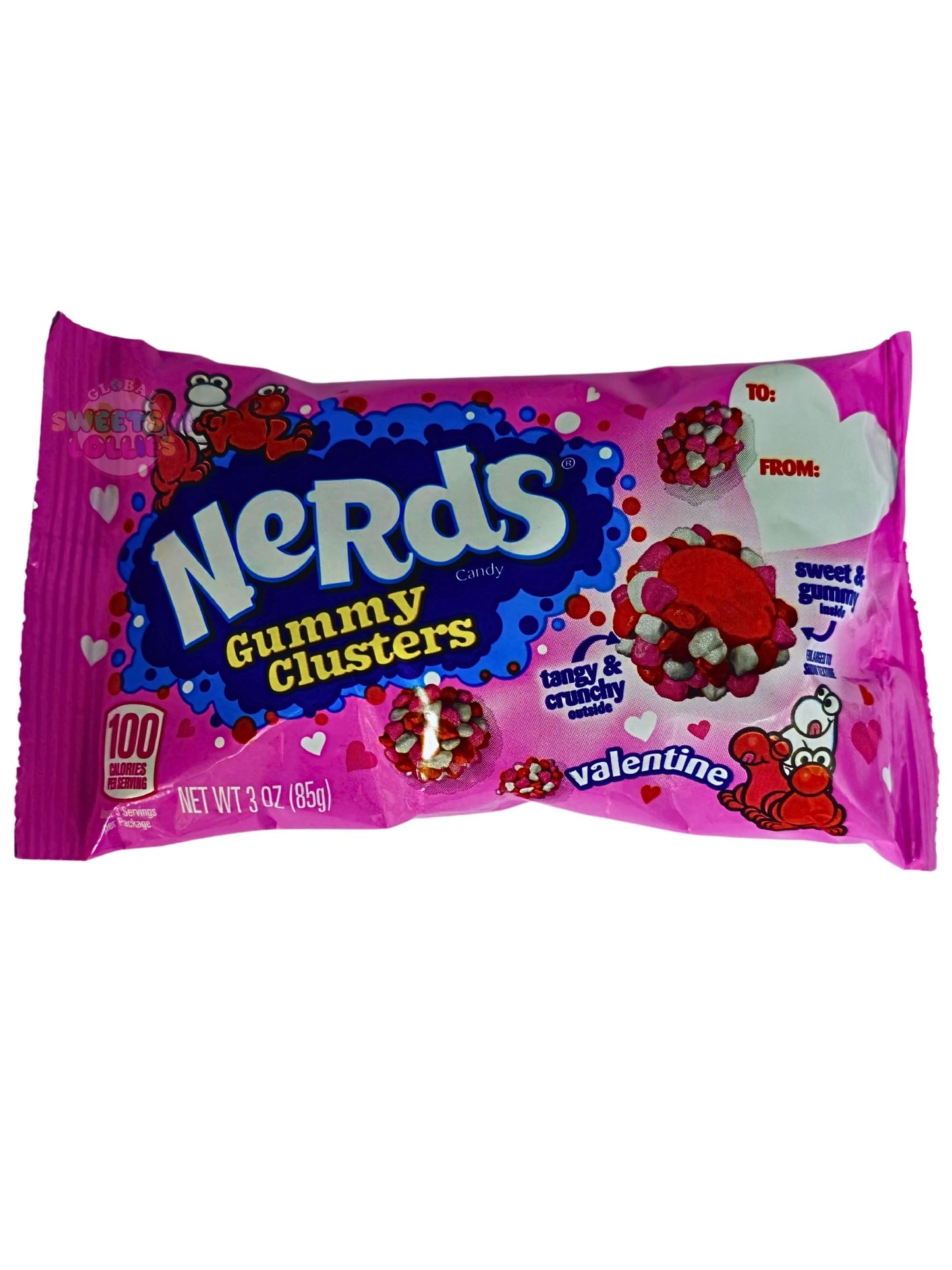 Nerds Gummy Clusters Valentines 85g