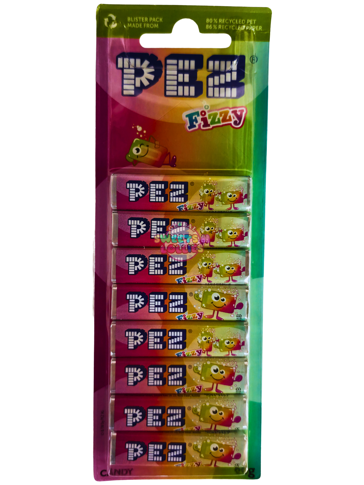 PEZ Refill Fizzy | 8gx8 68g